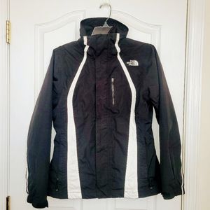 The North Face women's Windbreaker  Jacket. Black/white. Size Small